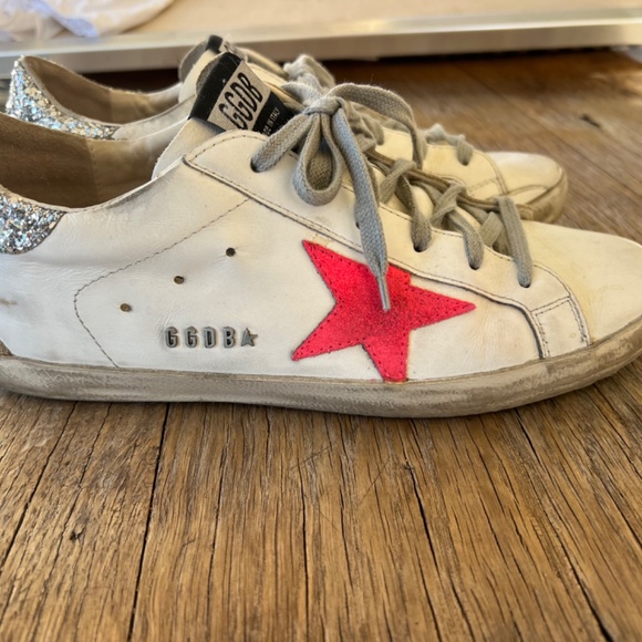 Rare Golden Goose ✨ Pink Star + Glitter Heel + Leopard Print — Timeless & Preppy - Picture 6 of 8